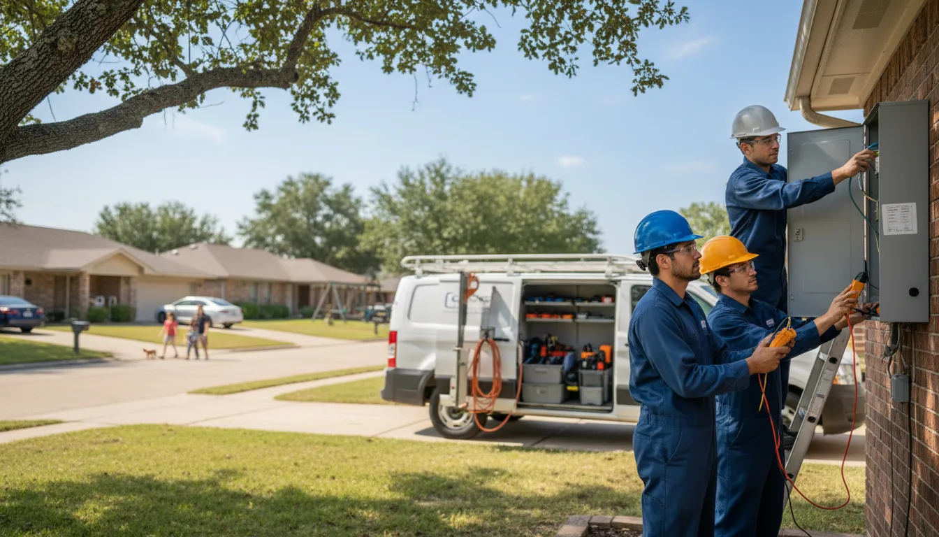Certified electrician providing emergency electrical services in Morrill, KS